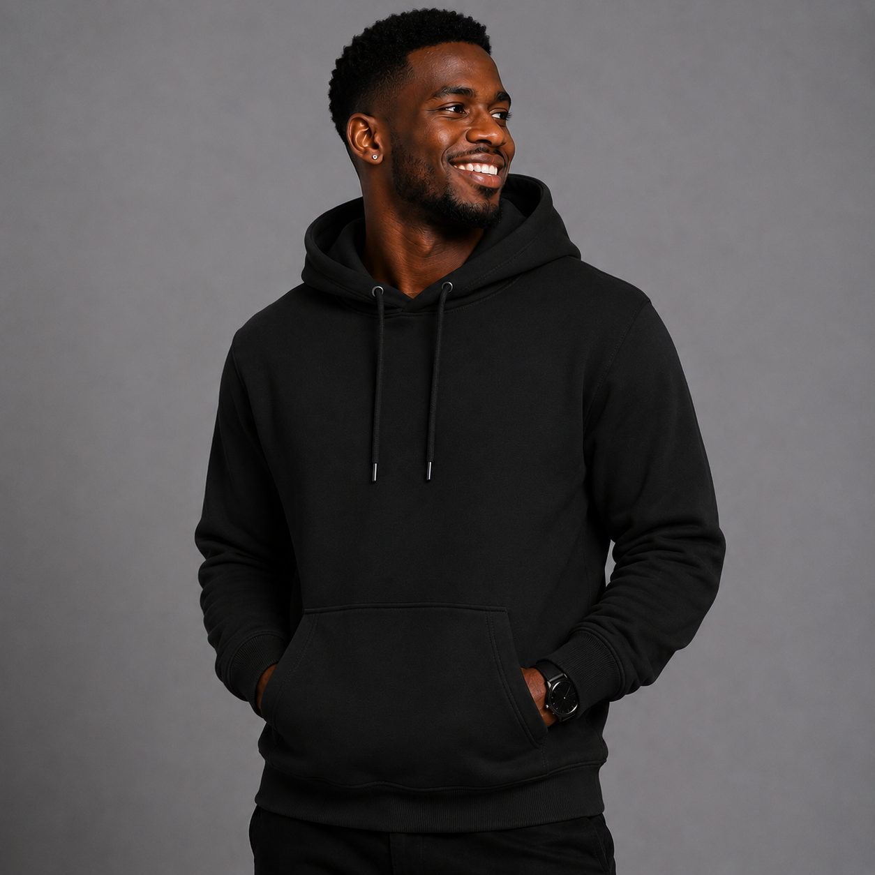 SW® - 280gsm Black Hoodie