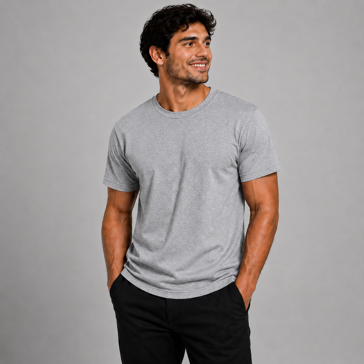 SW® - 160gsm Melange Grey T-shirt
