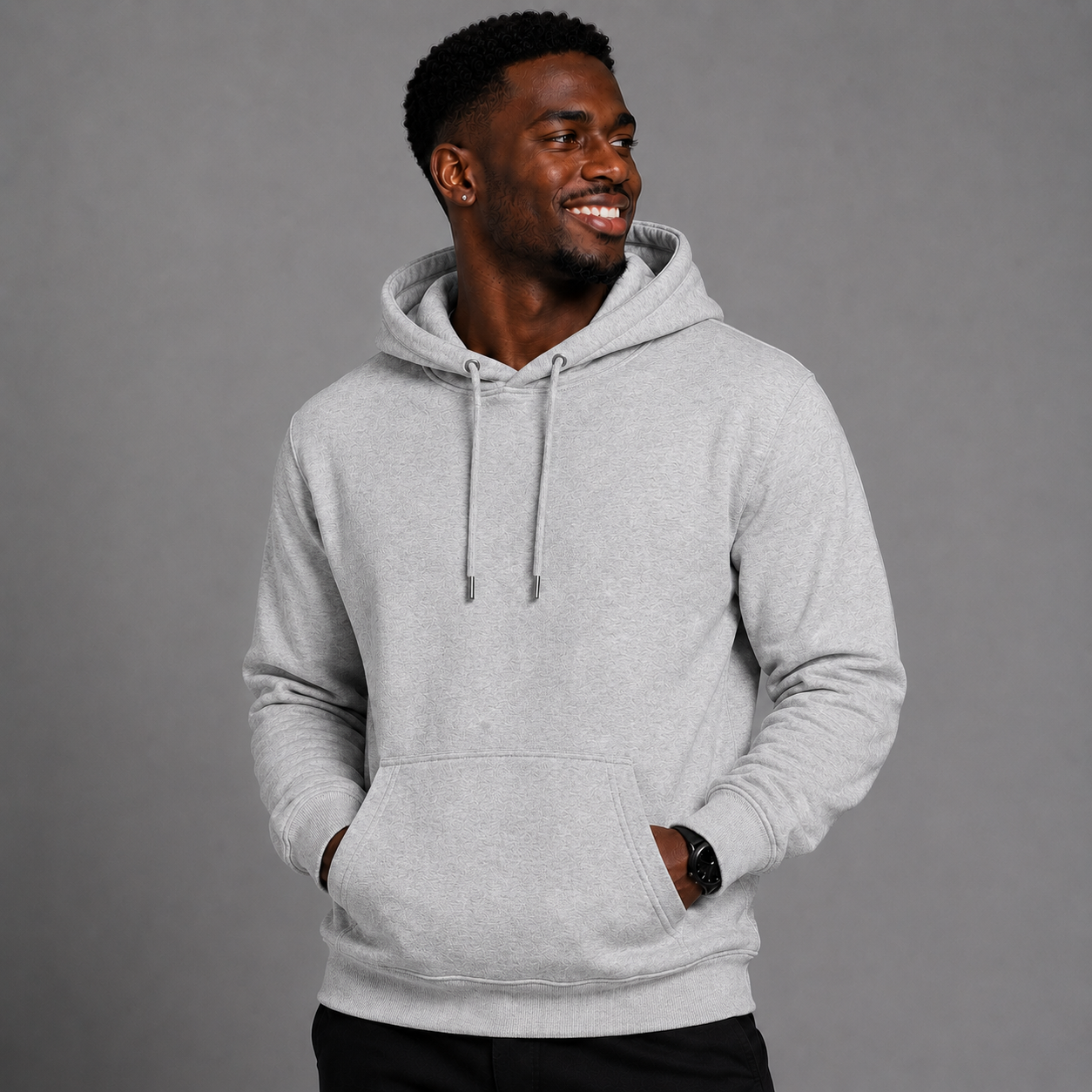 SW® - 280gsm Melange Grey Hoodie