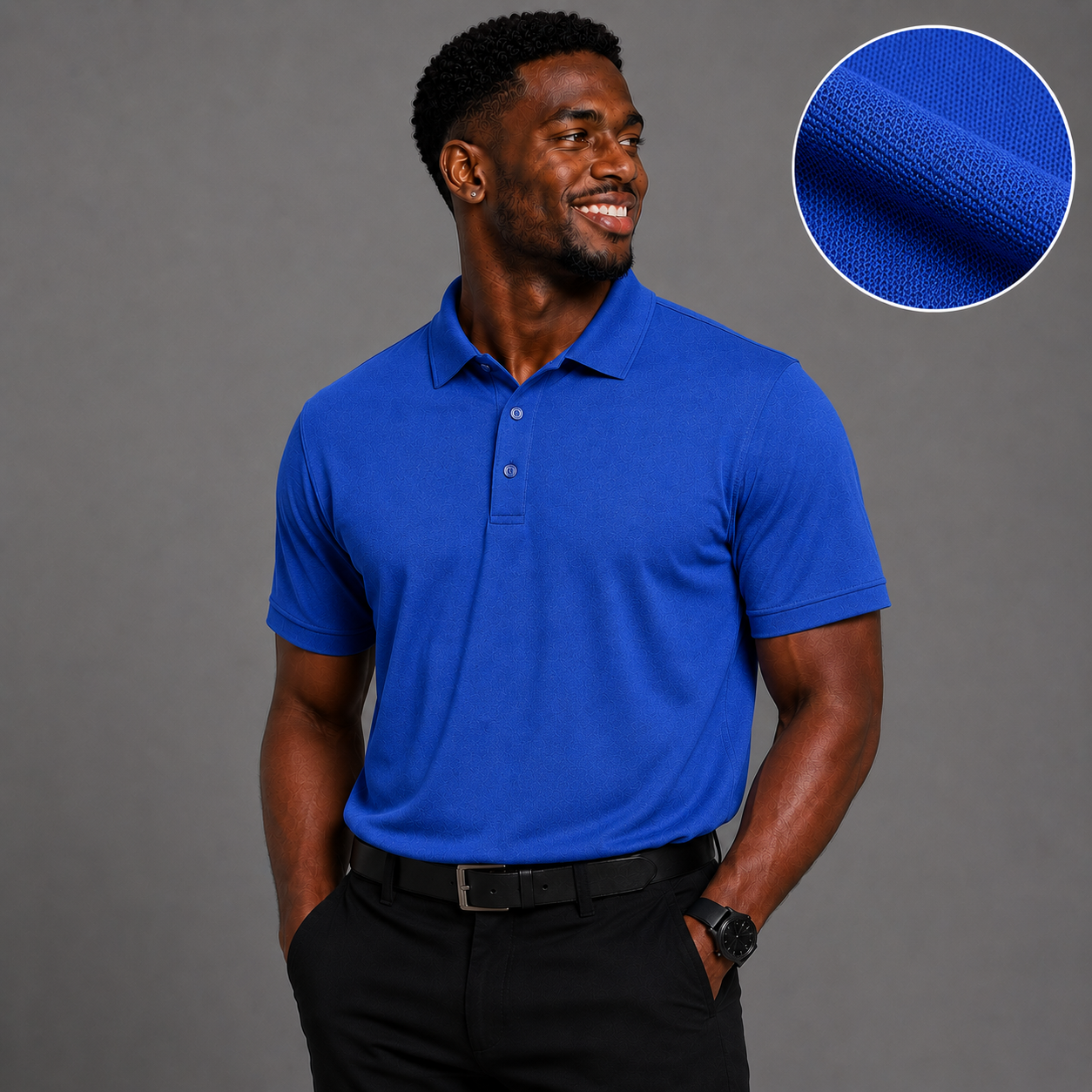 SW® - 190gsm Royal Blue Golf Shirts